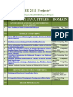 Bulk IEEE 2011 48 Projects