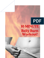 10 Minute Belly Burn Workout PDF