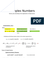 Lesson 3 - Complex Numbers - Applications To Trigonometry