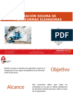 Curso de Seguridad y Manejo en Plataformas Elevadoras