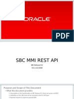 SBC Rest Api