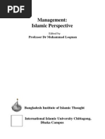 Management: Islamic Perspective: Professor DR Muhammad Loqman