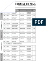 Rol de Conferencias