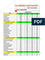 KHA Liquor Price