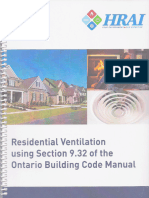 HRAI Residential Ventilaton Using Section 9.32 of The Ontario Building Code Manual - New