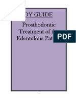 Study Guide - Treatment of Edentulous Patients