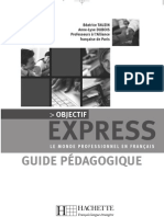 Objectif Express Guide Pedagogique