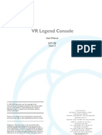 VR Legend Console: User Manual 527-136 Issue 3