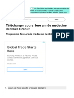 PDF Télécharger Cours 1ere Année Medecine Dentaire Gratuit PDF