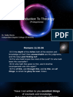 Introduction To Theology