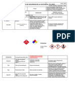 Ficha de Seguridad de Sustancias Peligrosas