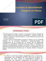 La Lutte Contre Le Blanchiment D'argent Au Maroc