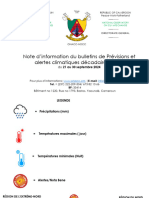 Note D'information Du Bulletin D'alertes Climatiques Décadaire N - 201 Du 21 Au 30 Septembre 2024