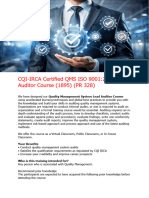 ISO 9001 Lead Auditor Course - Quality Austria Central Asia