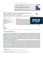 (2019, Michieka and Gearhart) Oil Price Dynamics and Sectoral Employment in The U.S.