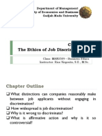 The Ethics of Job Discrimination