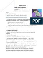 Intervención de Salud Violencia Secretos Que No Hay Que Guardar.