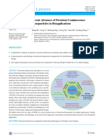 Recent Advances in Persistent Luminescence