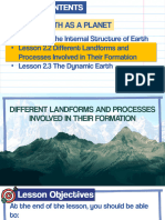 Science 10 Lesson 2.2 Different Landforms and Processes