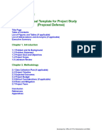 Project Study 1 and 2 - Templates