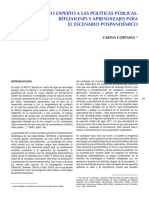 2.2. Asesoramiento Experto A Políticas Públicas. Reflexiones y Aprendizajes para El Escenario Pospandémico