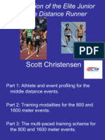 Track and Field Training 800-1600 Slides