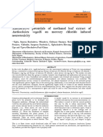 Ameliorative Potentials of Methanol Leaf Extract of Anthocleista Vogelli On Mercury Chloride Induced Neurotoxicity (WWW - Kiu.ac - Ug)