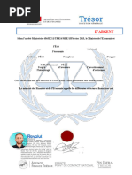 ATTESTATION DE NON BLANCHIMENT D'ARGENT (Mme HALLEY) - 1