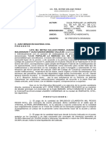 Demanda Alianza Sin Aval SC de AP de RL de CV Convinada