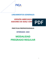 Lineamientos Internado-Psicología 2024 - Asesor de Sede Pregrado