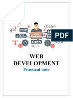 Web Development Practical