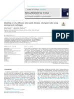 Modeling of CO2 Diffusion Into Water-Shielded Oil at Pore Scale Using Moving Mesh Technique