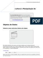 Tutoriais de Leitura e Manipulacao de Dados No R