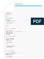 C Program To Implement Single Linked List