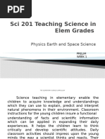 Sci-201-Teaching Science in Elementary Grades