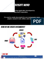 Parts of MS Word and MS Word Basic Functions