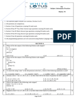 Grade 11 IP Final Exam