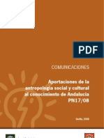 Aportaciones de La Antropología Social y Cultural Al Conocimiento de Andalucía