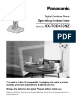 Panasonic Kx-tcd430 (Eng)