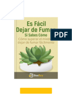 Es Fácil Dejar de Fumar, Si Sabes Cómo