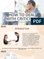 How To Deal With Criticism?