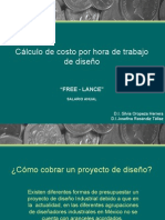 Calculo de Costo Por Hora de Trabajo de Diseño