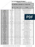 WP Contentuploadssites105202201etat Des Coordonnées Téléphoniques Des Arbitres Au 9 Mars 2022.pd