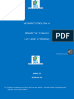 N3 Mechanotechnology Module 9 Hydraulics