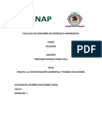 Ensayo Final-Contaminación Ambiental y Sus Posibles Soluciones