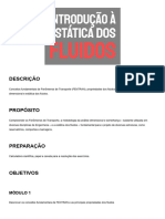 Introdução À Estática Dos Fluidos