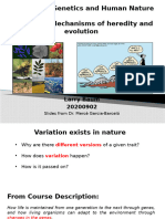 CCST9025 Lecture 1 - Mechanisms of Heredity and Evolution Part 2