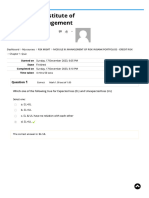 Module III Credit Risk Chapter 1 - Quiz