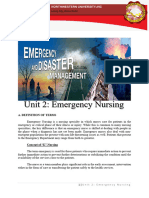 Unit 2 - Emergency Nursing