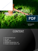 ENVIRONMENT PROTECTION ACTS - Shivnandan